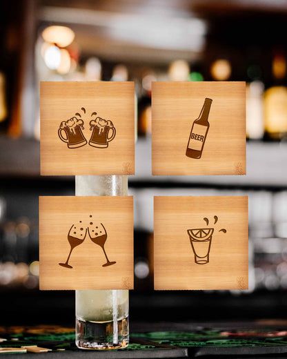 Drinks Images Coaster Set