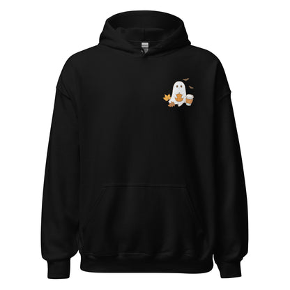 Spooky Ghost & Pumpkin Halloween Hoodie