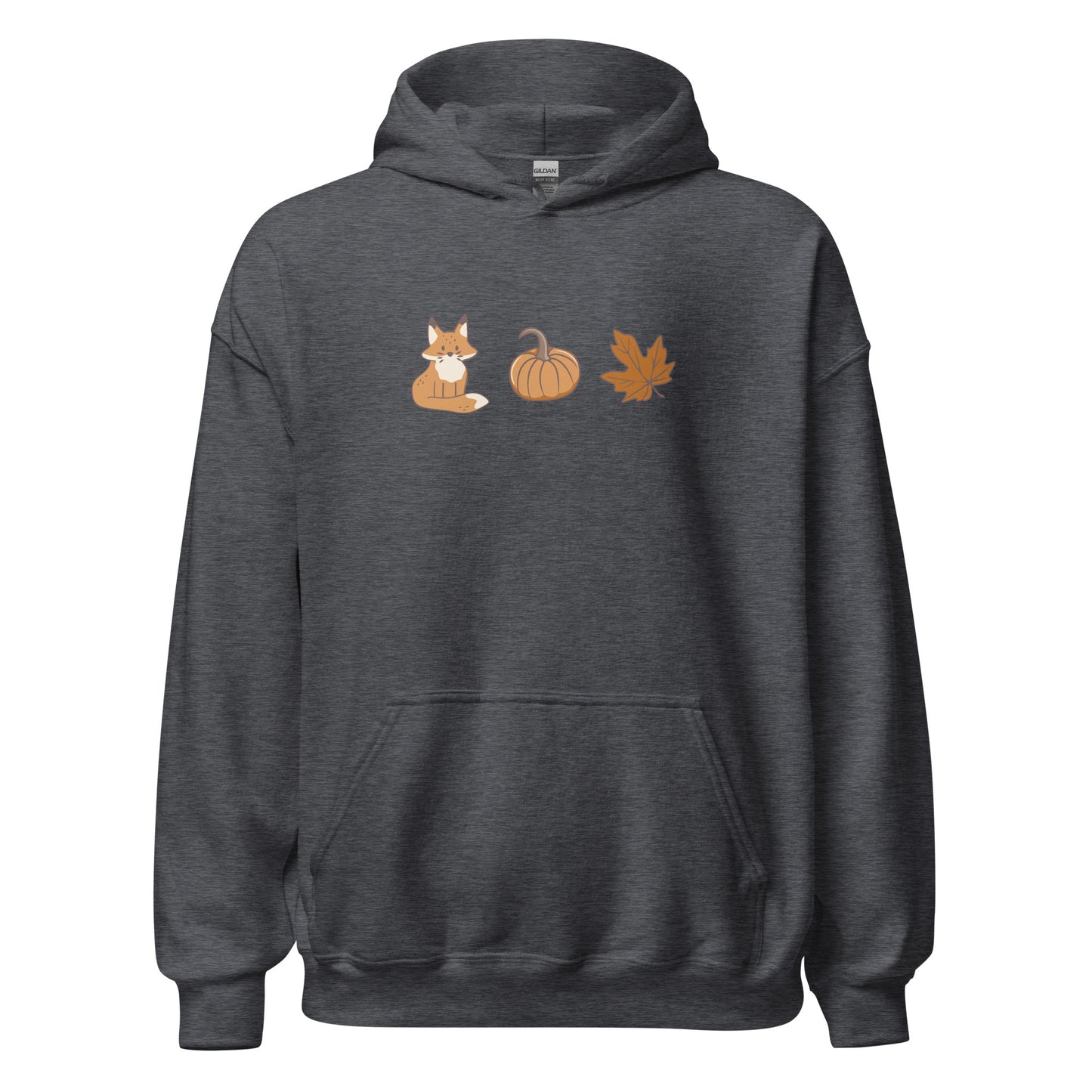 Fox Pumpkin Fall Leaf Halloween Hoodie