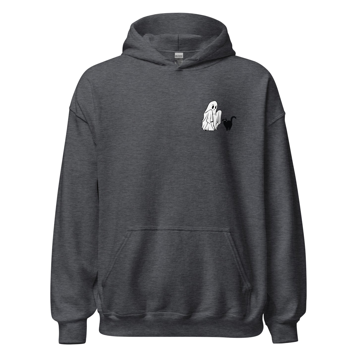 Black Cat Ghost Halloween Hoodie