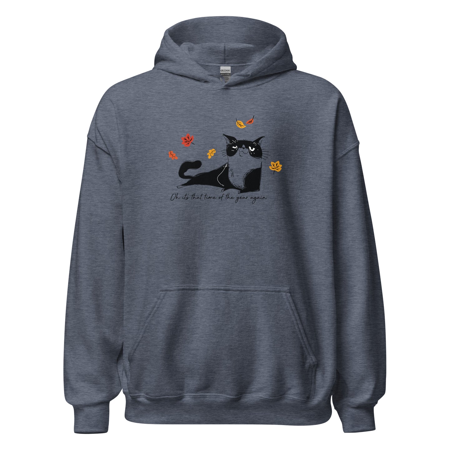 Cat with Quote Halloween Hoodie