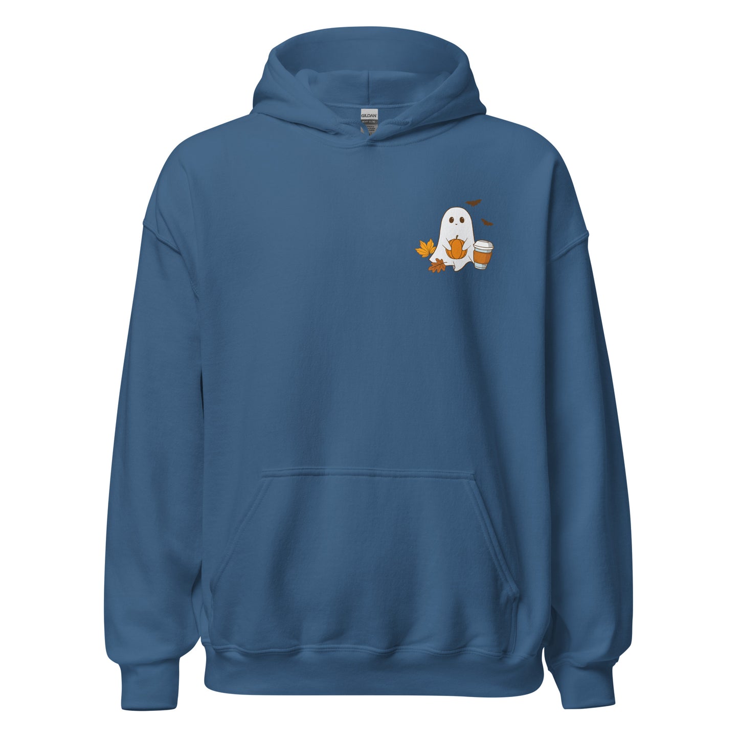 Spooky Ghost & Pumpkin Halloween Hoodie