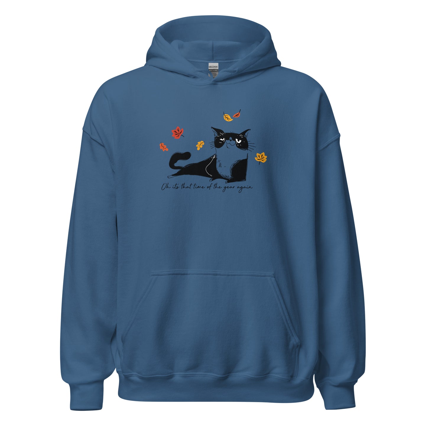 Cat with Quote Halloween Hoodie