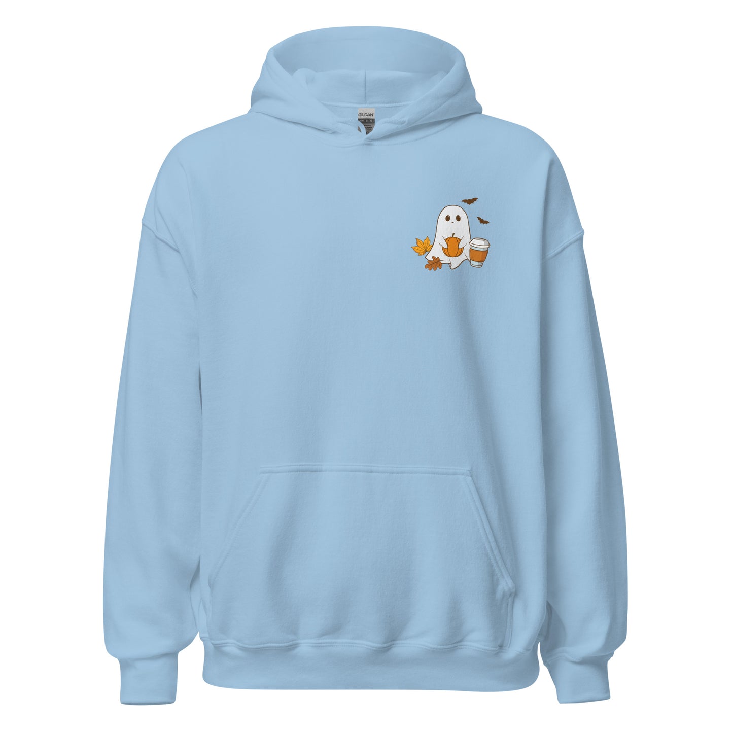 Spooky Ghost & Pumpkin Halloween Hoodie