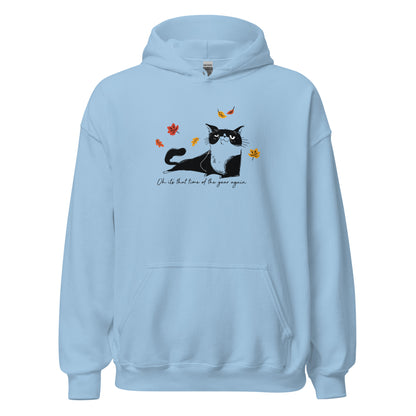 Cat with Quote Halloween Hoodie