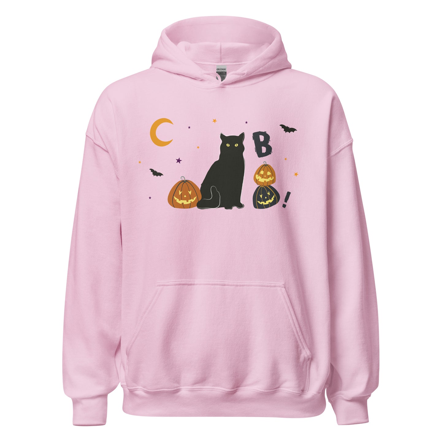 Black Cat Pumpkin Halloween Hoodie