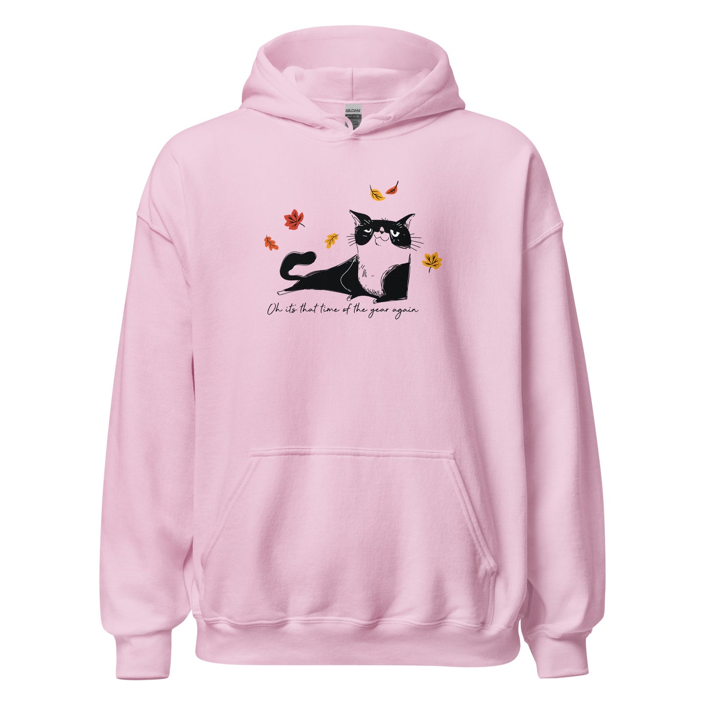 Cat with Quote Halloween Hoodie