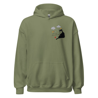 Funny Sad Cat Halloween Hoodie