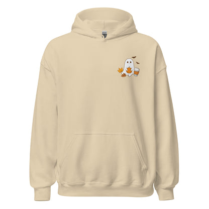 Spooky Ghost & Pumpkin Halloween Hoodie