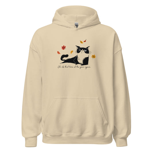 Cat with Quote Halloween Hoodie