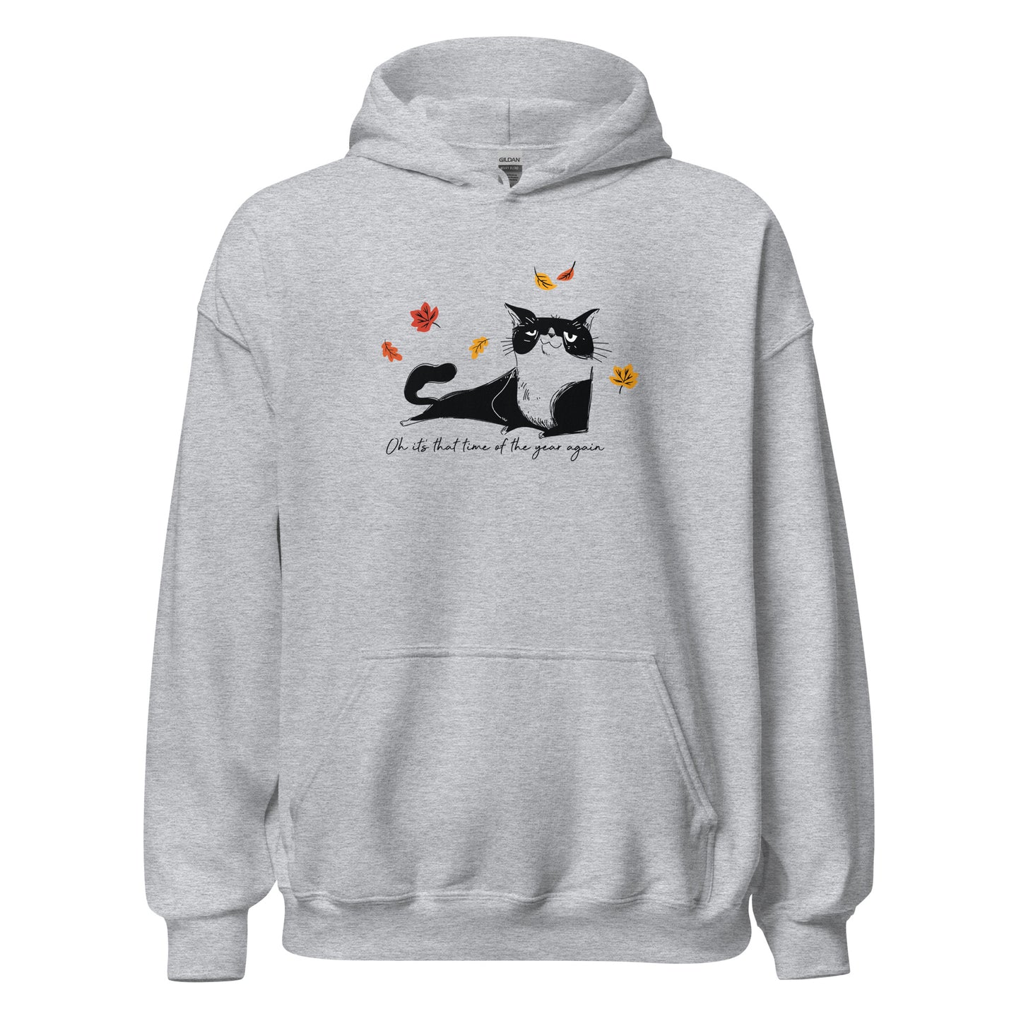 Cat with Quote Halloween Hoodie