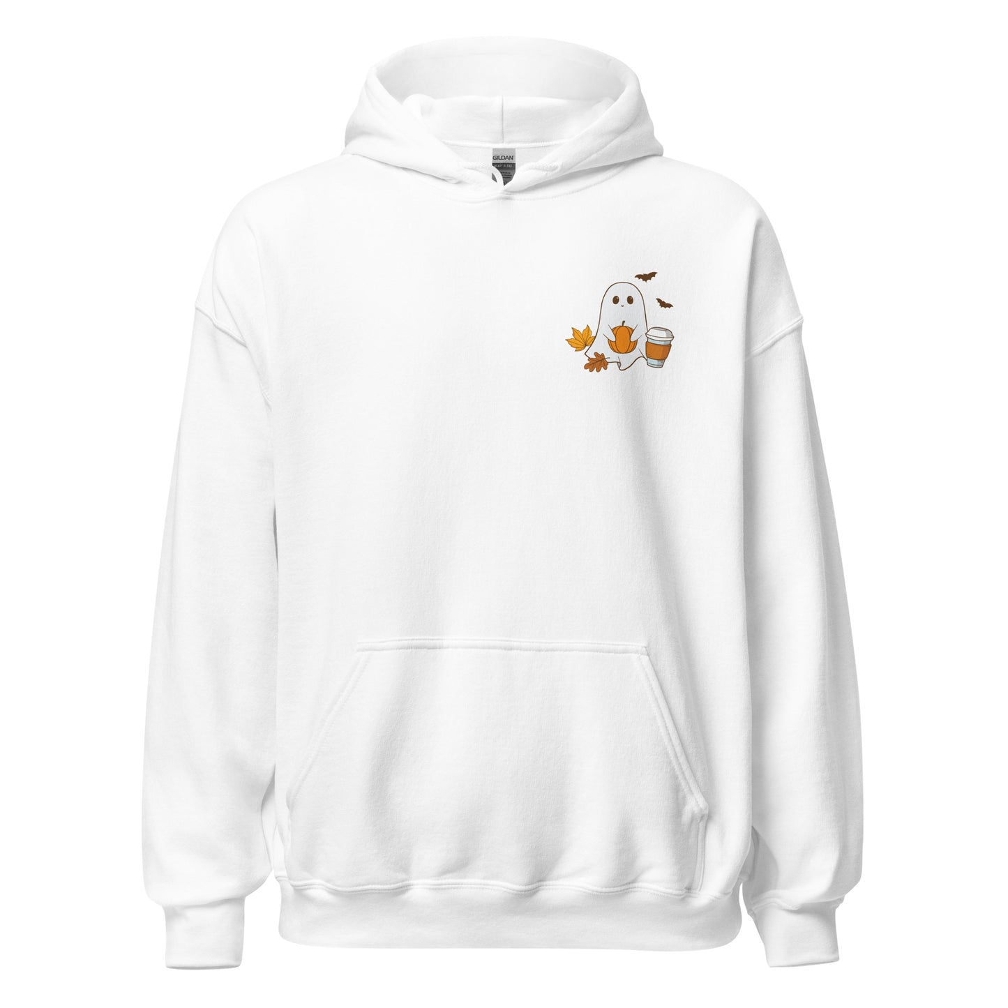 Spooky Ghost & Pumpkin Halloween Hoodie