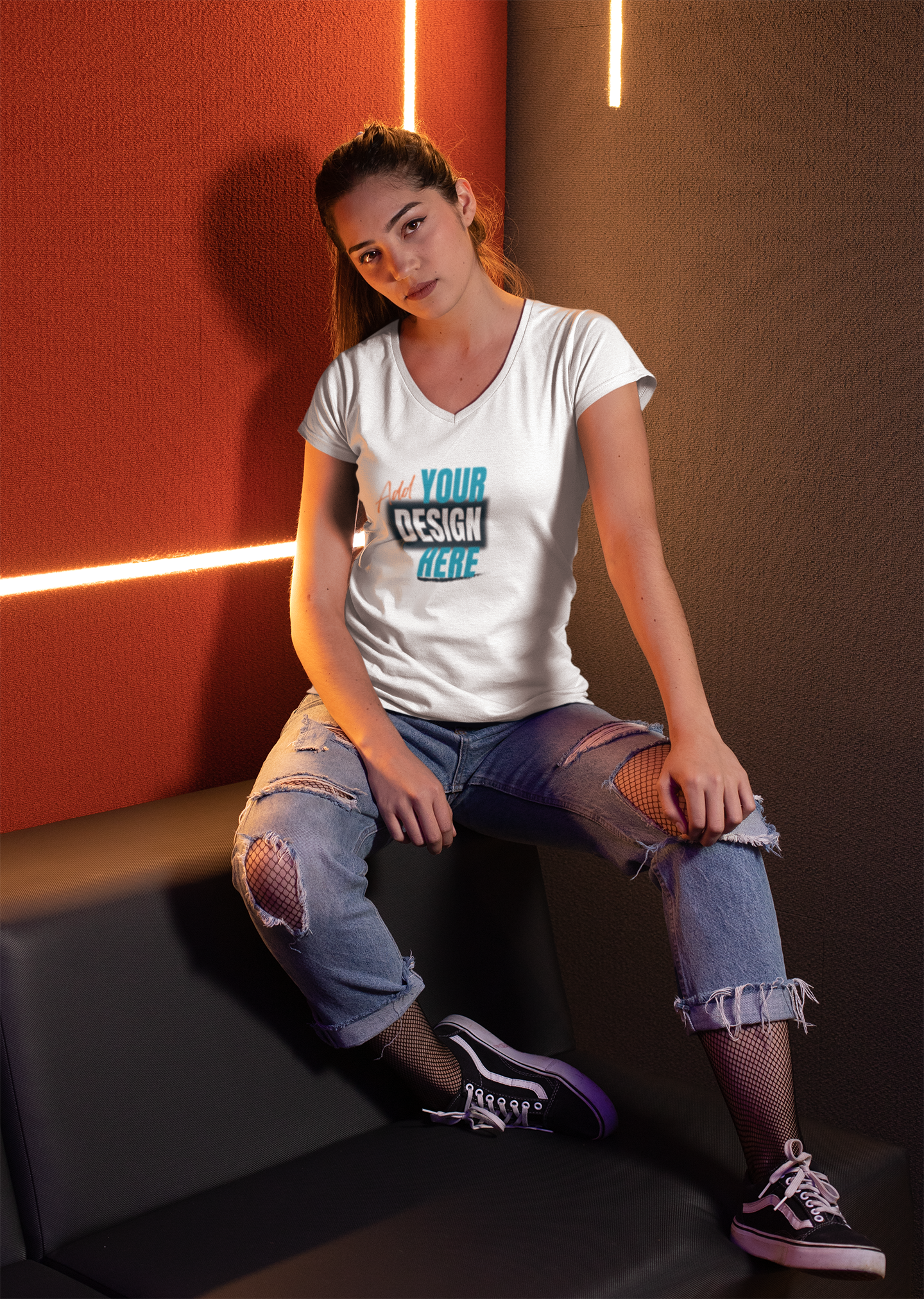 Premium V-Neck Unisex T-shirt