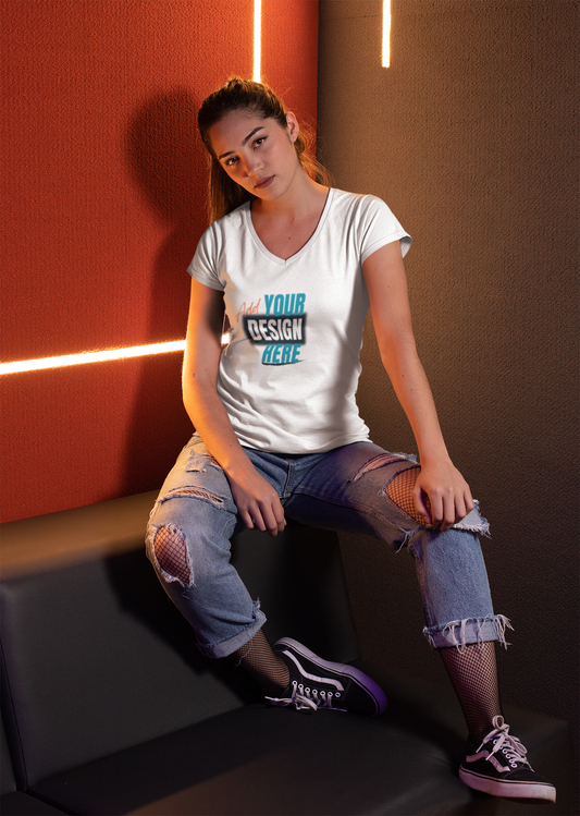 Premium V-Neck Unisex T-shirt
